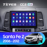 Штатная магнитола для Hyundai Santa Fe 2006-2012 Teyes CC2L Plus 9.0" (1 Gb)