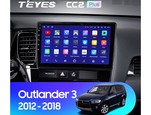 Штатная магнитола для Mitsubishi Outlander 2012-2018 Teyes CC2L Plus 10.2" (1 Gb)