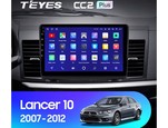 Штатная магнитола для Mitsubishi Lancer 2007-2012 Teyes CC2 Plus 10.2" (4 Gb)