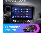 Штатная магнитола для Mitsubishi Outlander 2018-2021 Teyes CC3 10.2" (3 Gb)
