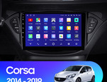 Штатная магнитола для Opel Corsa 2014-2019 Teyes CC2 Plus 9.0" (4 Gb)