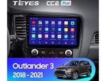 Штатная магнитола для Mitsubishi Outlander 2018-2021 Teyes CC2 Plus 10.2" (4 Gb)