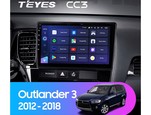 Штатная магнитола для Mitsubishi Outlander 2012-2018 Teyes CC3 10.2" (3 Gb)