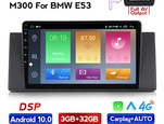 Navifly M300 3+32G Android10 Car Video For BMW E53 Car DVD Player Navigation IPS DSP Carplay Auto HD-MI