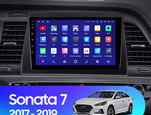 Штатная магнитола для Hyundai Sonata 2017-2019 Teyes CC2L Plus 9.0" (2 Gb)