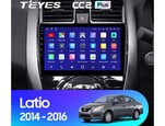 Штатная магнитола для Nissan Latio 2014-2016 Teyes CC2 Plus 10.2" (6 Gb)