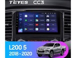 Штатная магнитола для Mitsubishi L200 2018-2020 Teyes CC3 9.0" (4 Gb)