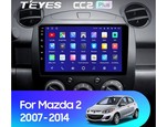 Мультимедийное устройство Teyes CC2 Plus 9.0" 6 Gb для Mazda 2 2007-2014