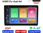 Navifly M300 3+32G Android10 Car Video For Audi A4 Car DVD Player Navigation IPS DSP Carplay Auto HD-MI