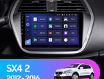 Штатная магнитола для Suzuki SX4 2012-2016 Teyes CC3 9.0" (6 Gb)