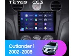 Штатная магнитола для Mitsubishi Outlander 2002-2008 Teyes CC3 9.0" (6 Gb)