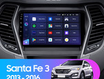 Штатная магнитола для Hyundai Santa Fe 2013-2016 Teyes CC3 9.0" (3 Gb)