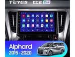 Мультимедийное устройство Teyes CC2 Plus 10,2" (3 GB) для Toyota Alphard 2015-2020