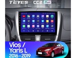 Мультимедийное устройство Teyes CC2L Plus 10.2" 1 Gb для Toyota Vios 2016-2018