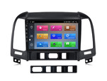 Navifly 4G LTE Android 10 4+64G Car Video For Hyundai Santa Fe 2 06-12 Car Auto headunit Navigation IPS DSP built-in carplay
