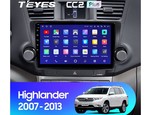 Мультимедийное устройство Teyes CC2 Plus 10.2" 3 Gb для Toyota Highlander 2007-2013