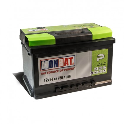 Аккумулятор Monbat Premium 74 (низ)